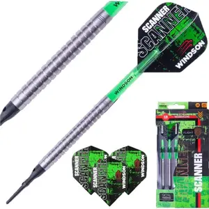 Windson SCANNER 18 G Set wolframových šípok s mäkkými hrotmi, mix, veľkosť