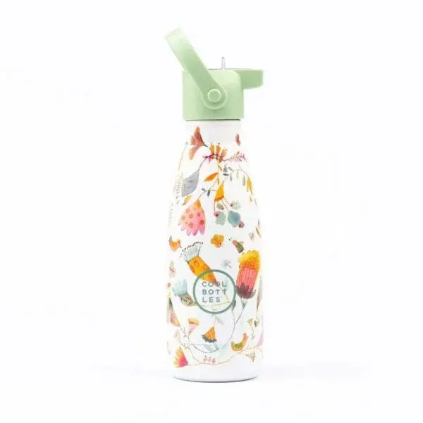 COOL BOTTLES KIDS SPRING FLOWERS 260 ML Detská fľaša, mix, veľkosť 260 ML