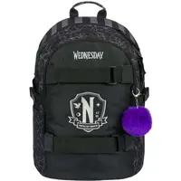 BAAGL SKATE WEDNESDAY NEVERMORE Školský batoh, čierna, veľkosť