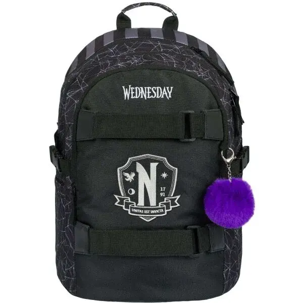 BAAGL SKATE WEDNESDAY NEVERMORE Školský batoh, čierna, veľkosť