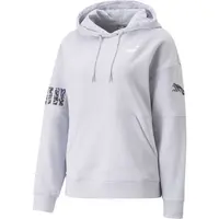 Puma POWER NOVA SHINE COLOR BLOCK HOODIE Dámska mikina, fialová, veľkosť