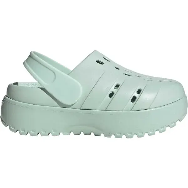 adidas ADILETTE CLOG PLATFORM Dámske šľapky, svetlomodrá, veľkosť 42
