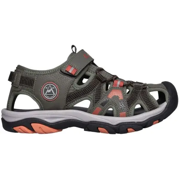 LOAP GRAFF Juniorské sandále, tmavo zelená, veľkosť