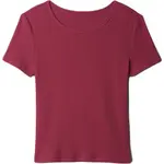 GAP SS RIB Dievčenské tričko, vínová, veľkosť