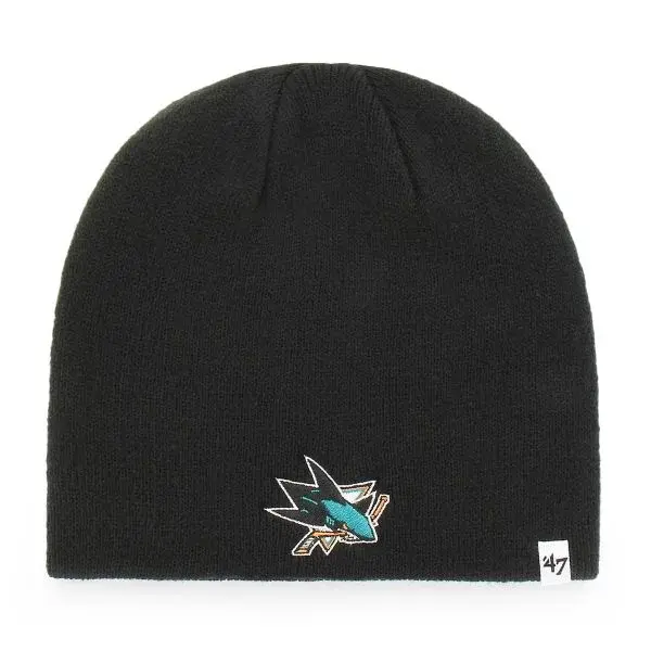 47 BKB NHL SAN JOSE SHARKS BEANIE Zimná čiapka, čierna, veľkosť UNI
