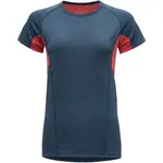 Devold RUNNING MERINO 130 T-SHIRT Dámske tričko, modrá, veľkosť