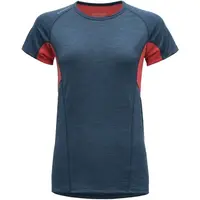Devold RUNNING MERINO 130 T-SHIRT Dámske tričko, modrá, veľkosť