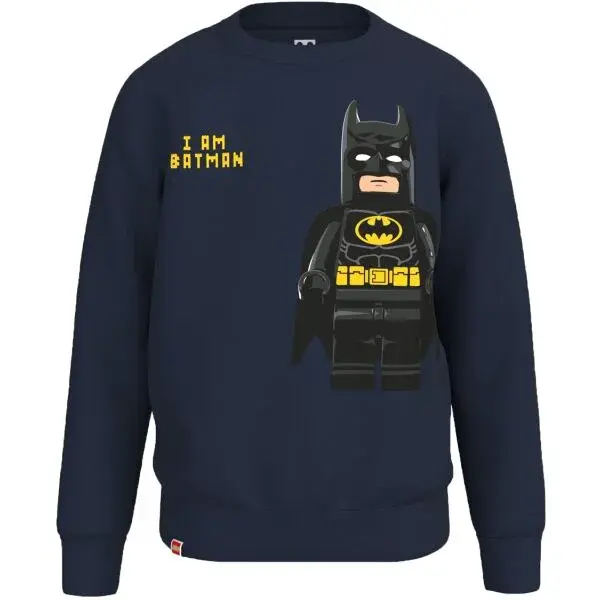 LEGO&reg; kidswear SWEATSHIRT Chlapčenská mikina, tmavo modrá, veľkosť