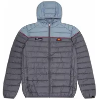 ELLESSE LOMBARDY Pánska prešívaná bunda, sivá, veľkosť XXL