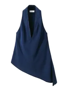 MANGO Top 'GISELLE'  tmavomodrá
