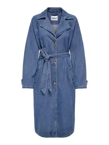 ONLY Prechodný kabát  modrá denim