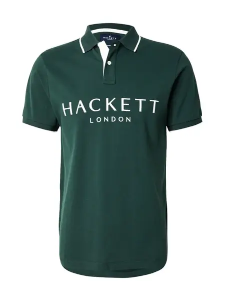 Hackett London Tričko  jedľová / biela