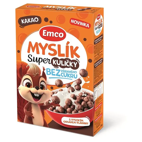 EMCO Myslík super kuličky kakao 300 g