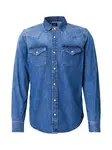 Lee Košeľa 'REGULAR WESTERN'  modrá denim