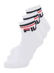 FILA Športové ponožky  červená / čierna / biela
