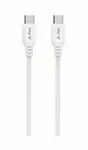 Kabel iPEAX TPU USB-C / USB-C 1,5M, USB 2.0, bílá