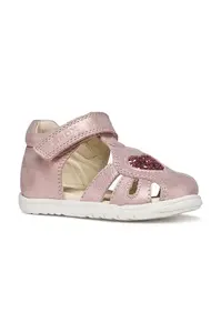 Geox sandále detské kožené SANDAL MACCHIA