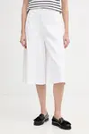 MM by Max Mara bermudy dámské s bavlnou PIOMBO