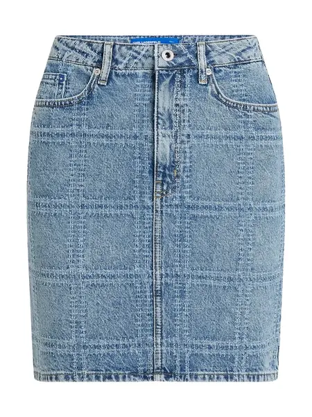 KARL LAGERFELD JEANS Sukňa  modrá denim
