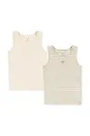 Konges Sløjd detský top bavlnený s elastanom BASIC 2 PACK TANKTOP GOTS 2-pak