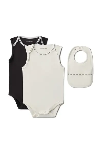 Calvin Klein Jeans body kojenecké bavlněné 2-pack