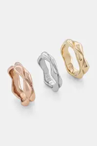 Furla prstýnek dámský z kovu 3-pack