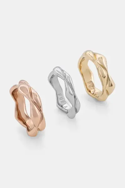 Furla prstýnek dámský z kovu 3-pack