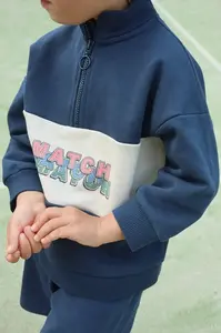 Konges Sløjd  Dětská mikina  LOU HALF ZIP SWEAT OCS
