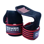 Power System Posilovací gripy Lift&Pull-Up Grips 3380 - červené
