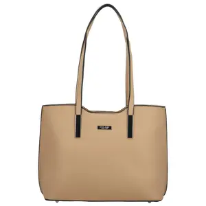 Dámská kabelka na rameno béžová - Delami Velvet Aura