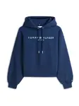 TOMMY HILFIGER Mikina  tmavomodrá / biela