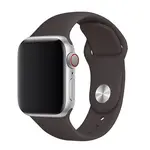 Set silikonových řemínků FIXED Silicone Strap pro Apple Watch 42/44/45 mm, kakaová