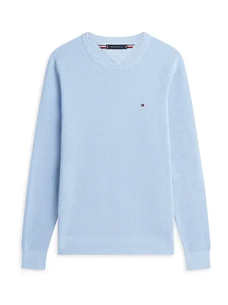TOMMY HILFIGER Sveter 'ESSENTIAL'  svetlomodrá