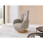 Sit & More RELAXAČNÍ KŘESLO, textil, šedohnědá