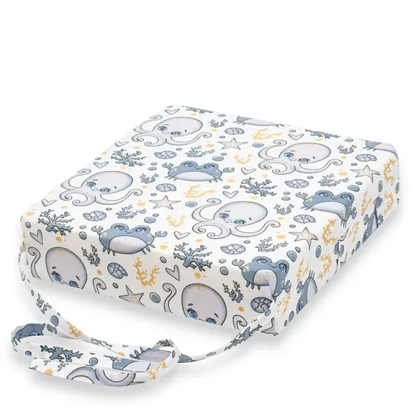 Detský podsedák na stoličku New Baby BASIC chobotnice blue , 20C55904