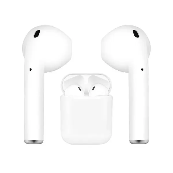 Slúchadlá BLUETOOTH do uši BT180 TWS biele