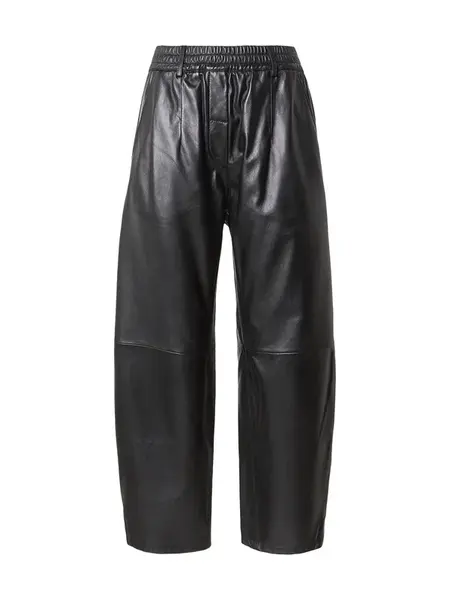 OAKWOOD Nohavice  čierna