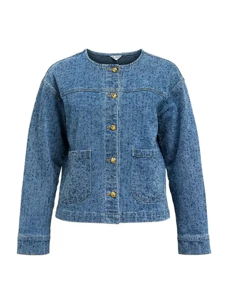 OBJECT Prechodná bunda  modrá denim