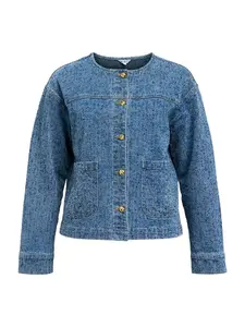 OBJECT Prechodná bunda  modrá denim