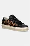 Crime London DISTRESSED PLATFORM sneakers boty dámské kožené