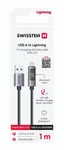 Swissten LCD kabel USB-A / lightning 1m