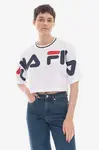 Bavlněné tričko Fila Barr Cropped Wide Tee