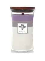 WoodWick Vonná svíčka velká Trilogy Amethyst Sky 609,5 g
