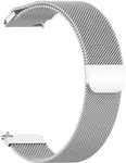4wrist Milánský tah - Stříbrný 22 mm