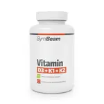Vitamin D3+K1+K2 GymBeam, 60 kapslí