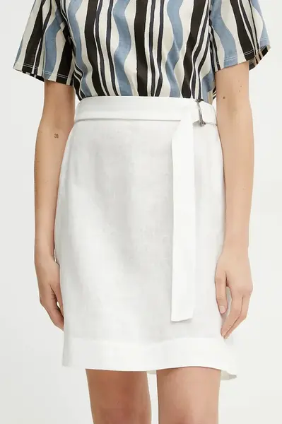MM by Max Mara Lněná sukně MM by Max Mara