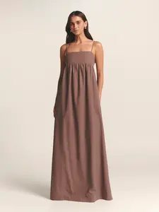 St MRLO Oversize šaty 'Aster'  hnedá