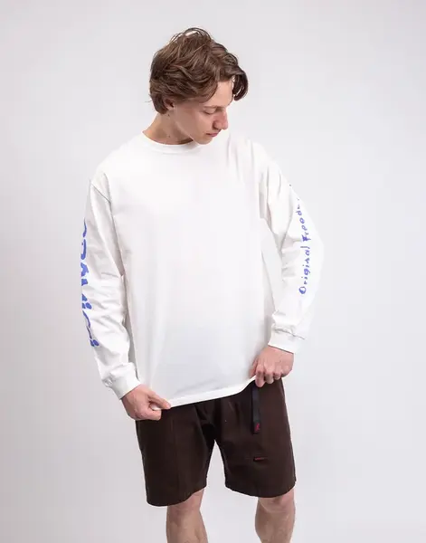 Tričko Gramicci Freedom L/S Tee WHITE