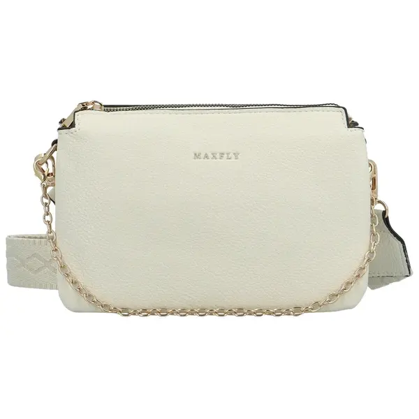 Dámská crossbody kabelka krémová - MaxFly Fjodos krémová
