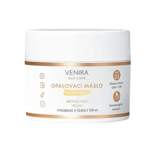 Venira Opalovací máslo bronze piňakoláda SPF25 100 ml